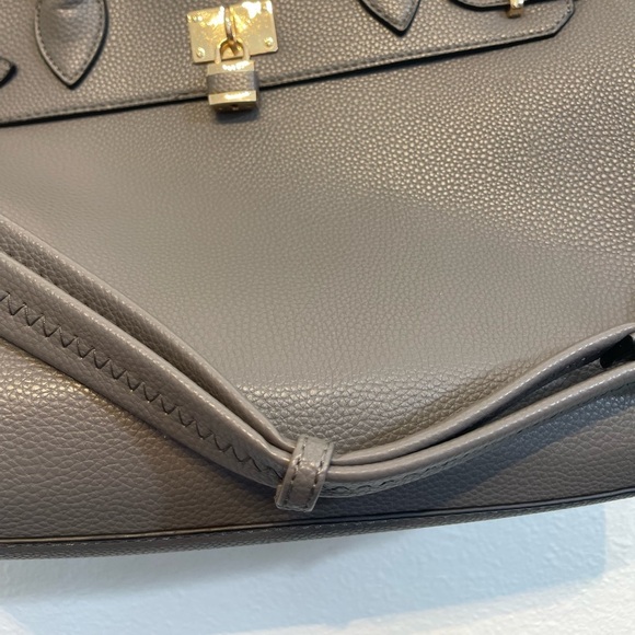 Women’s Large Gray Gun Purse Tote Lock Double Handle Piece Heat Concealed Weapon - Picture 11 of 12